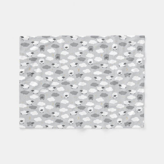 Manta Polar Oveja Fluffy (Frente (Horizontal))