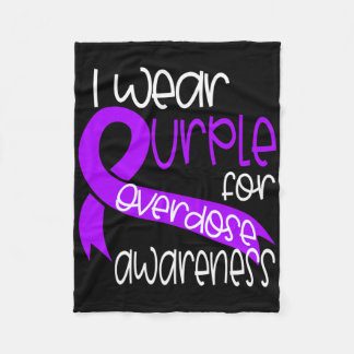Manta Polar Overdose Awareness Purple Ribbon Drug Addiction 11