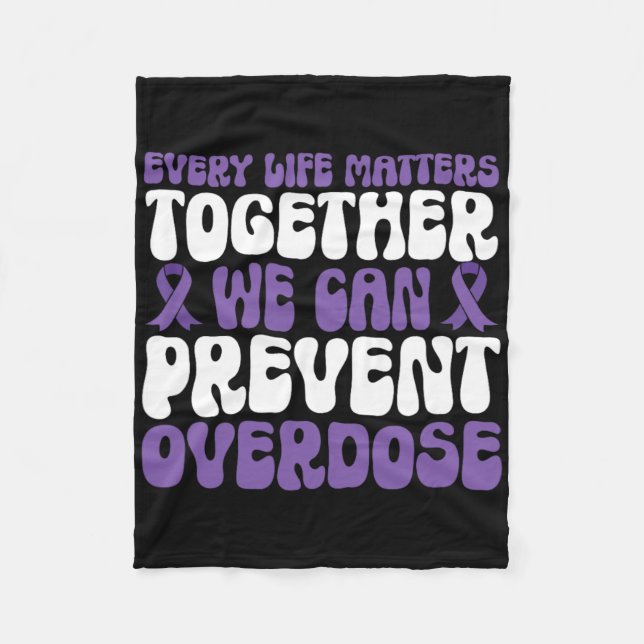 Manta Polar Overdose Awareness – We Can Prevent Overdose  (Anverso)