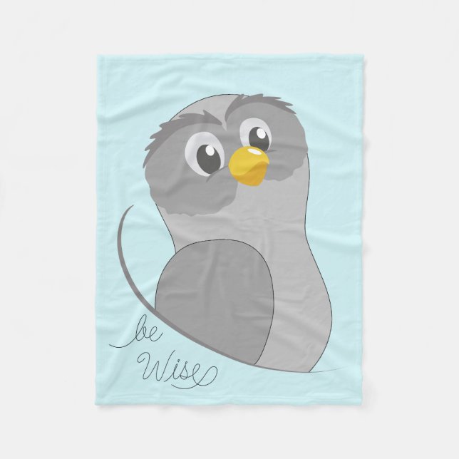 Manta Polar Owl-Be Wise Fleece Blanket (Anverso)