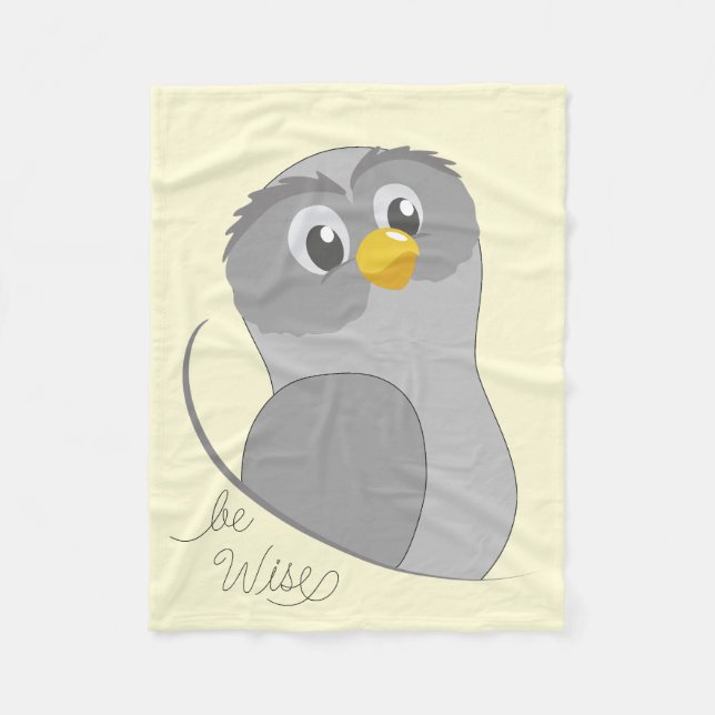 Manta Polar Owl-Be Wise Fleece Blanket (Anverso)