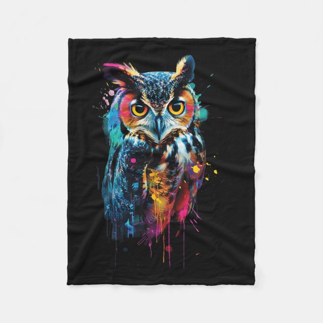 Manta Polar Owl Colorful (Anverso)
