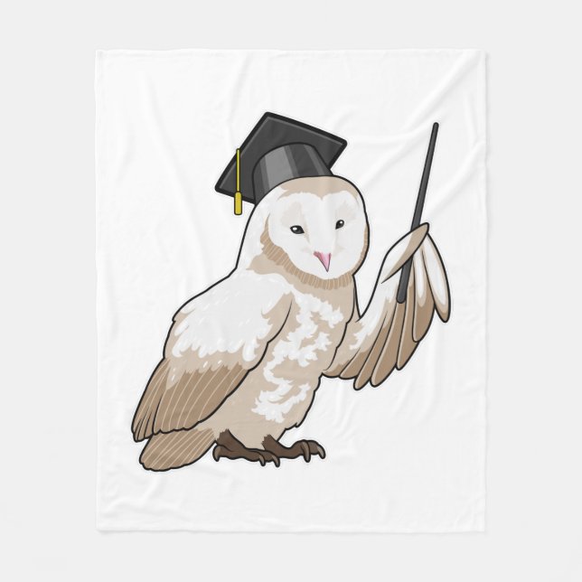 Manta Polar Owl como profesor con puntero (Anverso)