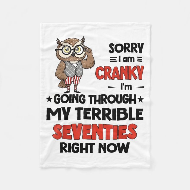 Manta Polar Owl Sorry I'm Cranky I'm Going Through My Terrible (Anverso)