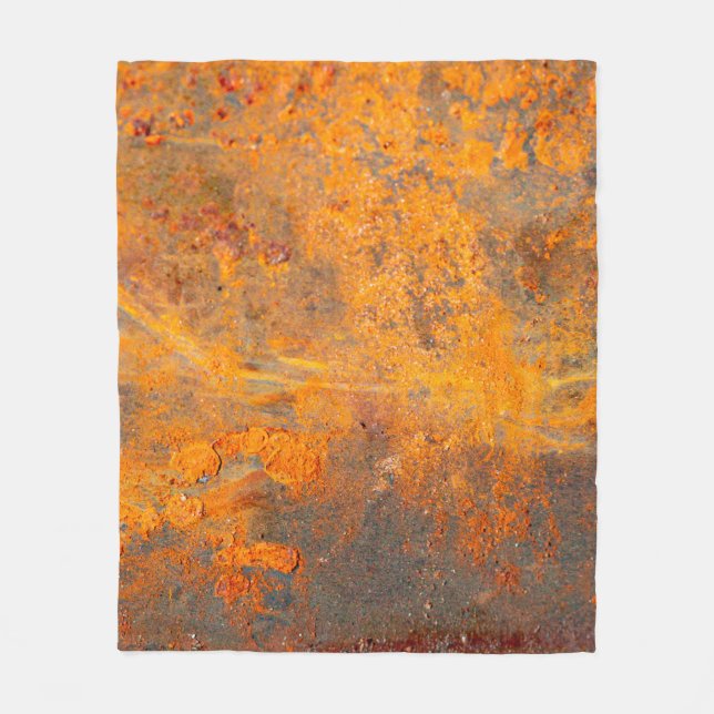 Manta Polar oxidación en hierro como fondo, abstracto, sucieda (Anverso)