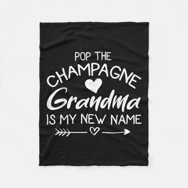 Manta Polar P The Champagne Grandma Is My New Name  (Anverso)