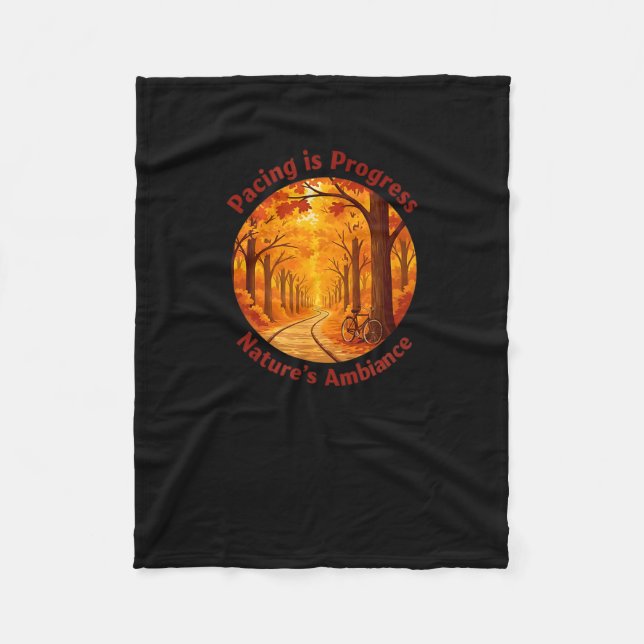 Manta Polar Pacing Is Progress Self-care - Nature Walk Gift  (Anverso)