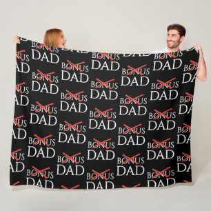 Manta Polar Padrastro de Adopción PADRE BONUS Día del Padre