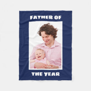 Manta Polar Padre Del Año Personalizado Personalizado Foto Pap