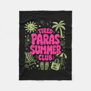 Manta Polar Padres divertidos cansados club de verano vacacion