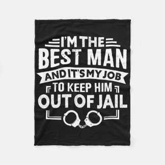 Manta Polar Padrino de Boda Amigos del Novio Divertido Despedi