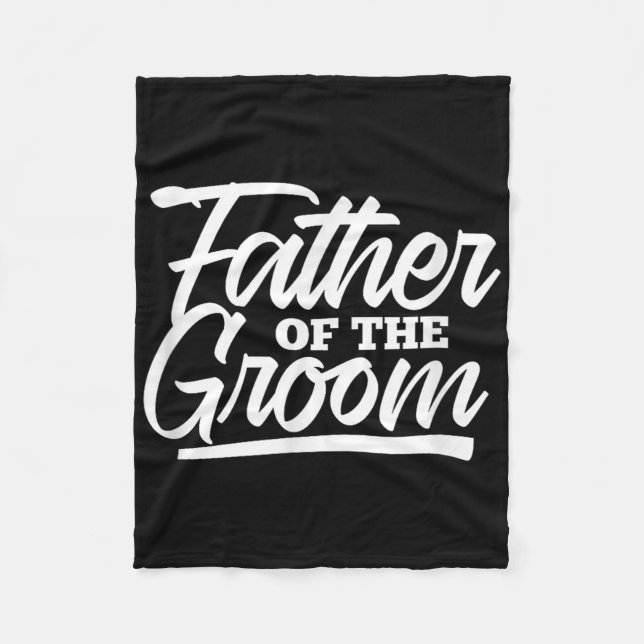 Manta Polar Padrino de la boda del novio Partido de soltero a  (Anverso)