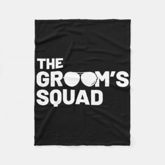 Manta Polar Padrinos Novio Sentadillas Hombres Soltero Suminis