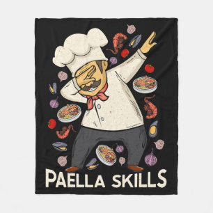 Manta Polar Paella Lover Hombres Chef español Paella