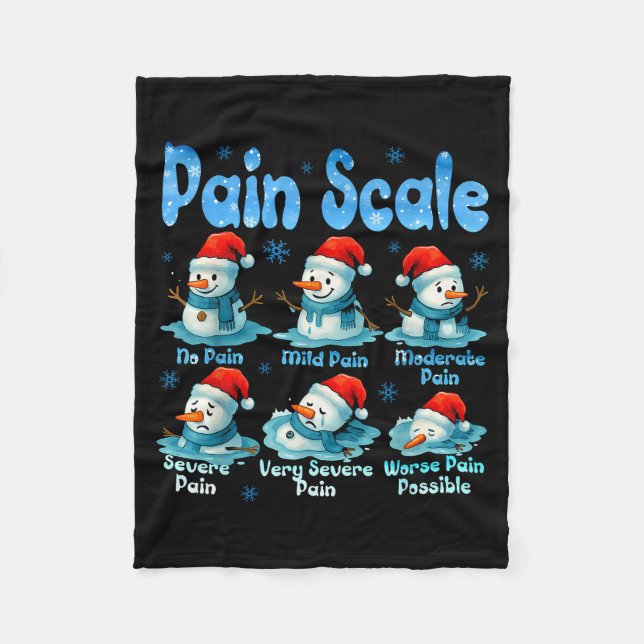 Manta Polar Pain Scale Snowman Healthcare Worker Pain Essment  (Anverso)