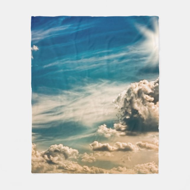 Manta Polar Paintery sky. Beautiful dramatic sky with clouds a (Anverso)