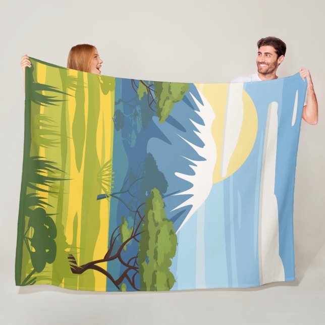 Manta Polar Paisaje africano naturaleza salvaje de Savannah (In situ)