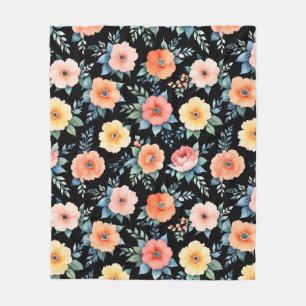 Manta Polar Paisaje Bloomático Nocturno