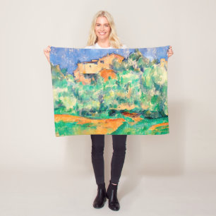 Manta Polar Paisaje con una casa, Cezanne