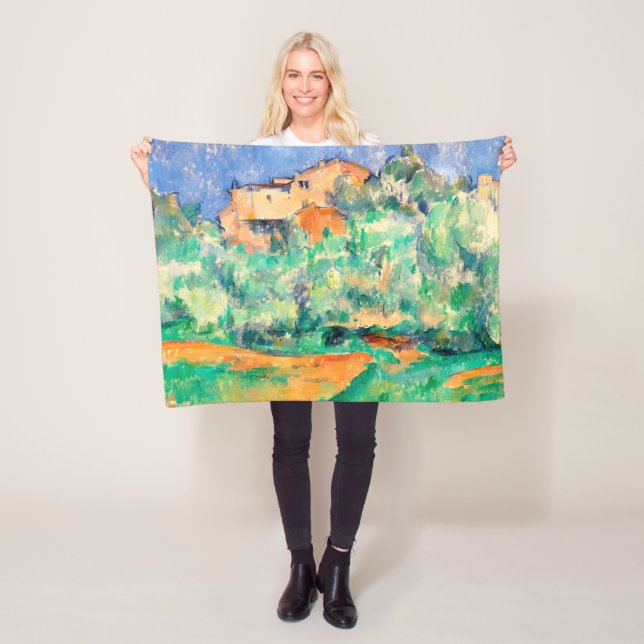 Manta Polar Paisaje con una casa, Cezanne (In situ)