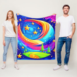 Manta Polar Paisaje Cósmico: Una aventura celeste