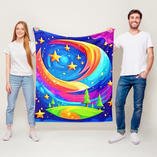 Manta Polar Paisaje Cósmico: Una aventura celeste (In situ)