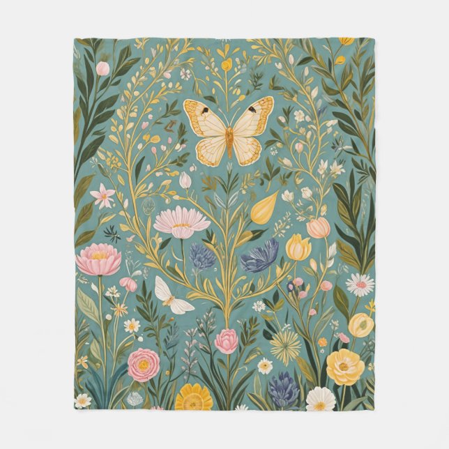 Manta Polar Paisaje de sueño fluido (Anverso)