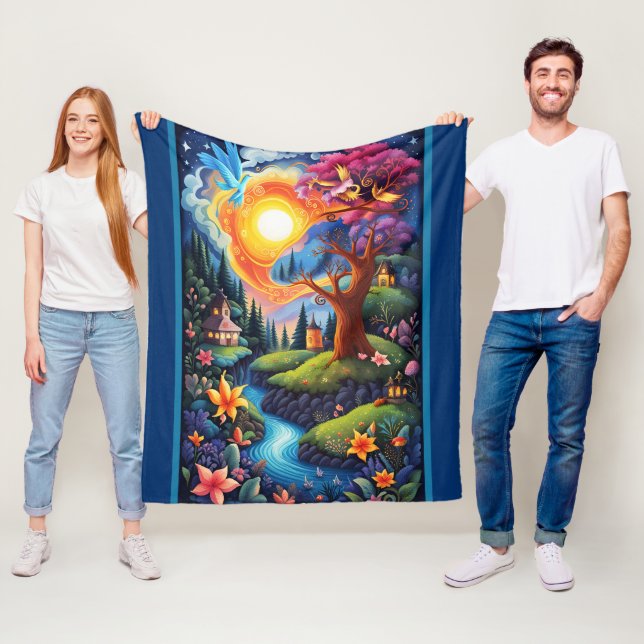 Manta Polar Paisaje del libro de cuentos 3 (In situ)