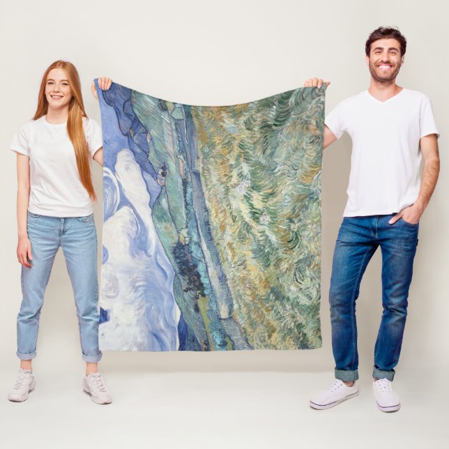 Manta Polar Paisaje detrás de Saint-Paul Vincent van Gogh (In situ)