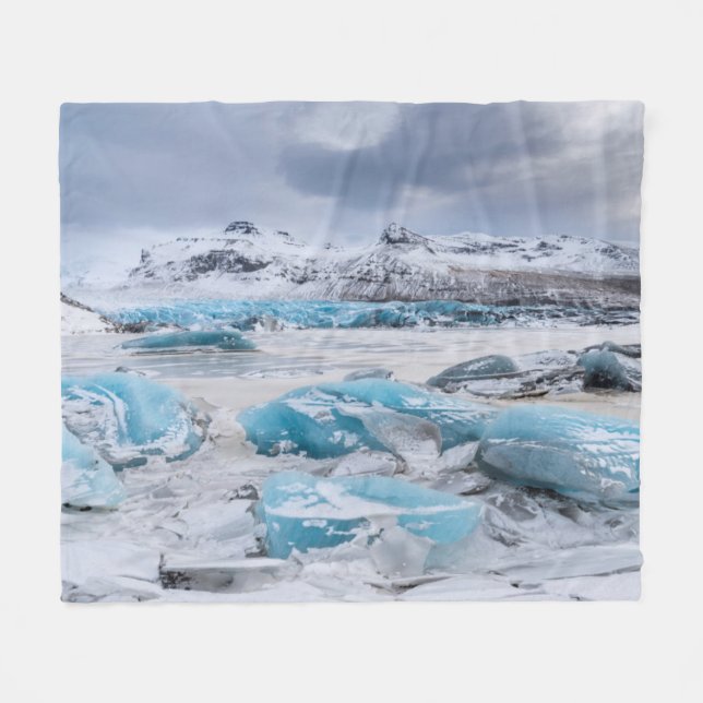 Manta Polar Paisaje glaciar del hielo, Islandia (Frente (Horizontal))