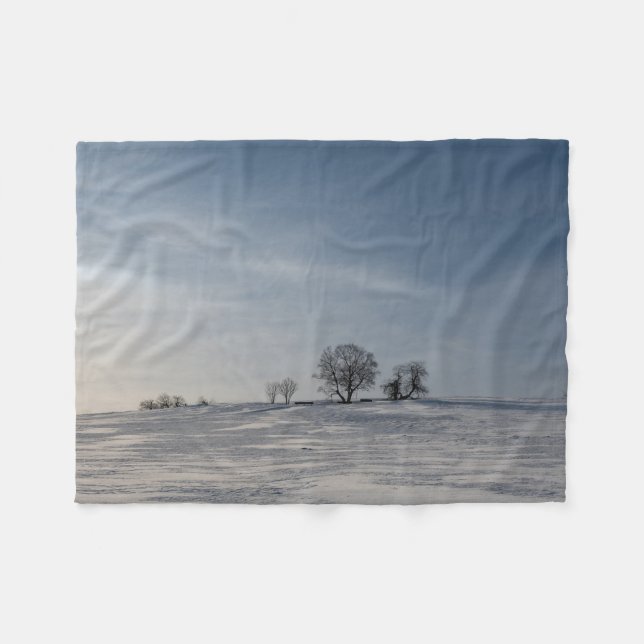 Manta Polar Paisaje nevado    (Frente (Horizontal))