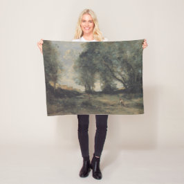 Manta Polar Paisaje (por Camille Corot)
