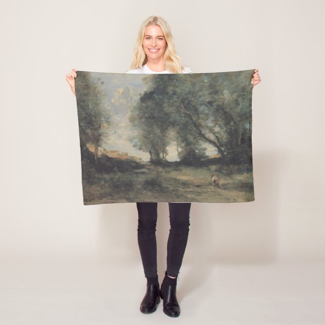 Manta Polar Paisaje (por Camille Corot) (In situ)