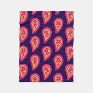 Manta Polar Paisley Colorido