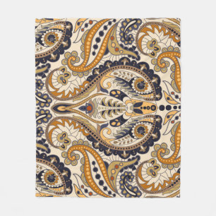 Manta Polar Paisley Floral: Un diseño colorido y sin inconveni