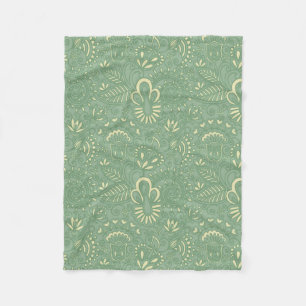 Manta Polar Paisley sabia