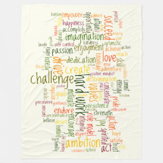 Manta Polar Palabras motivacionales #2 estímulo positivo