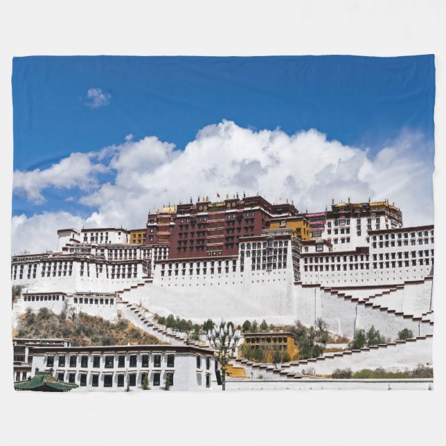 Manta Polar Palacio Potala en Lhasa - Tíbet (Frente (Horizontal))