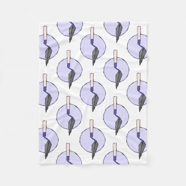 Manta Polar Paleta púrpura - equipo de la herramienta del (Anverso)