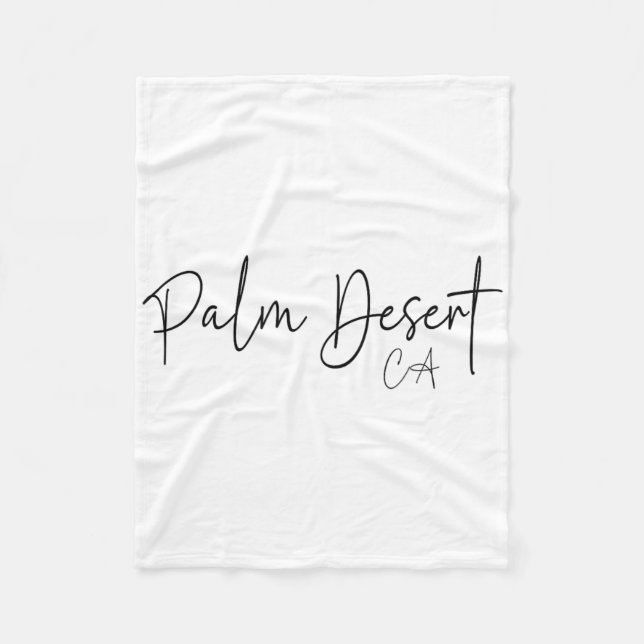 Manta Polar Palm Desert California Ca Retro  (Anverso)