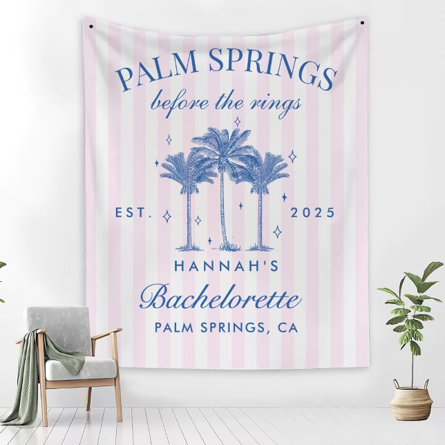 Manta Polar Palm Springs Before The Rings Blue Bachelorette (Subido por el creador)