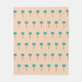 Manta Polar Palmeras