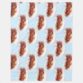 Manta Polar Pan Dulce Con Fresas Y Crema