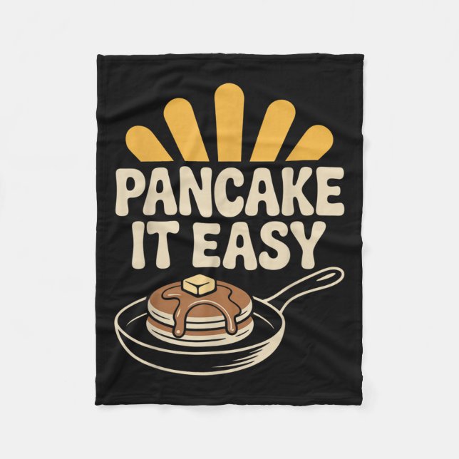 Manta Polar Pancake It Easy Funny Breakfast Brunch Pancake (Anverso)