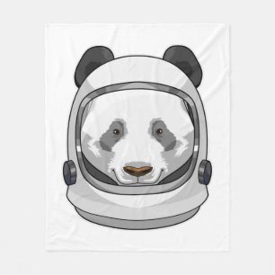 Manta Polar Panda como astronauta con casco