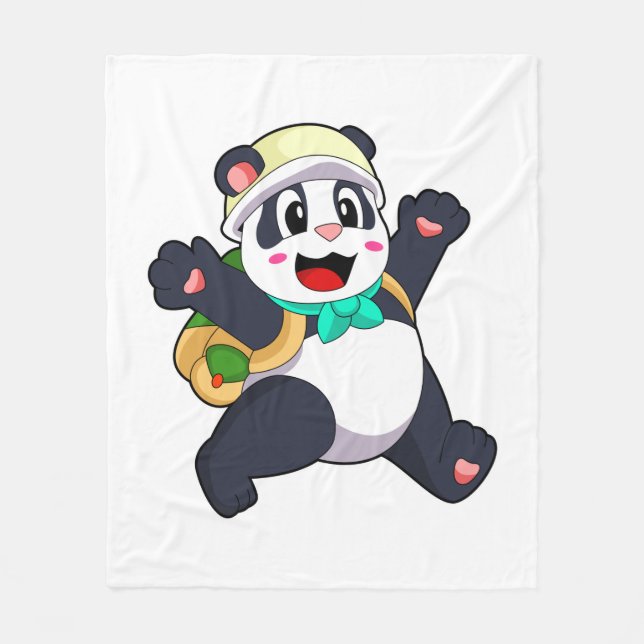 Manta Polar Panda como estudiante (Anverso)