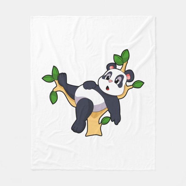 Manta Polar Panda en el árbol (Anverso)