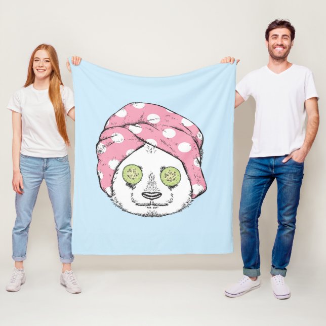 Manta Polar Panda en el balneario (In situ)