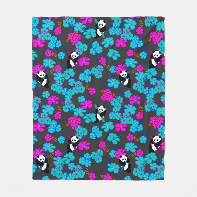 Manta Polar Panda Paradise Bloom (Anverso)