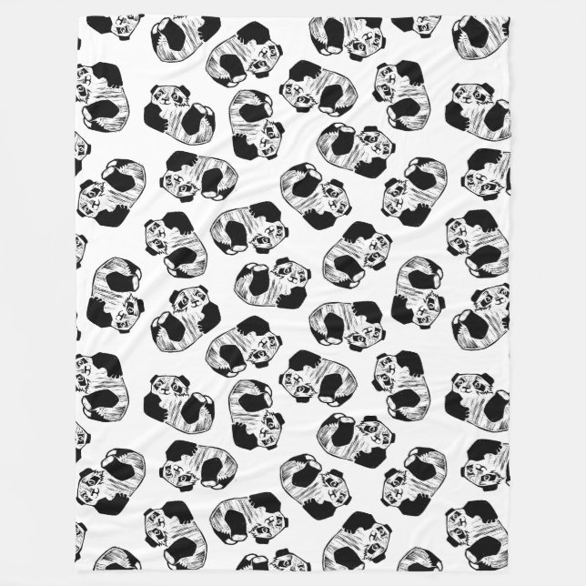 Manta Polar Panda Play Fleece Blanket, Grande (Anverso)